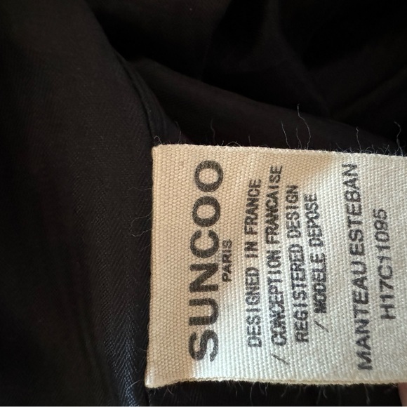 SUNCOO STRIPED-BLEND COAT - Picture 12 of 12